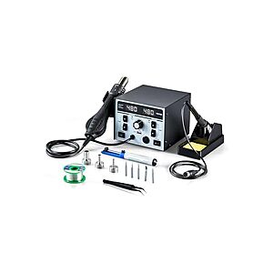 Woot - VEVOR 2-in-1 Hot Air Soldering Station, 820W Digital Display, Rework and Soldering Iron Station - $94.99 $74.99