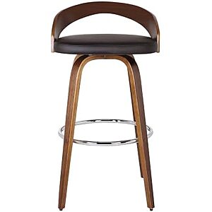 $43.98 | Armen Living Sonia 26" Seat Height Mid Century Modern Swivel Bar Stool at Amazon