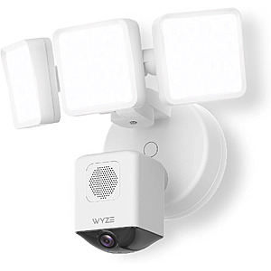 Certified Refurbished WYZE Outdoor Floodlight Security Camera Pro w/ 2.5K HD 3000LM LED & 180° Wide View (White) $64 + Free Shipping