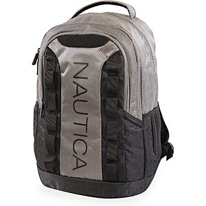 Nautica Admiral 15" Laptop Backpack (Grey/Black) $19.60 + Free Shipping w/ Prime or on $35+