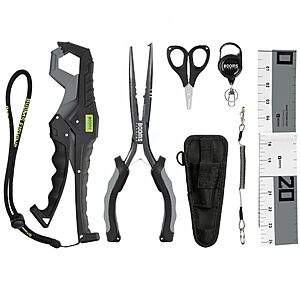 Amazon – Booms Fishing 6-Piece Fishing Tools Kit - $16.99 w/ Code