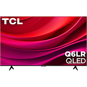 TCL - 85" Class Q6LR Series 4K UHD HDR QLED Smart TV with Roku TV $749.99