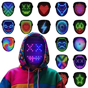 Amazon – LED Gesture-Control Light-Up Mask - $15.99 w/ Code