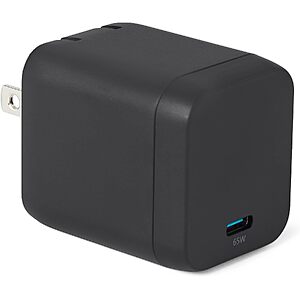 65W Amazon Basics GaN USB-C Wall Charger w/ PD 3.1 (Black) $12.50 + Free Shipping w/ Prime or on $35+