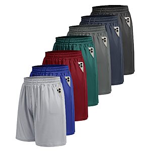 Amazon – 7-Pack Men’s Athletic Shorts w/ Pockets - $21.64-$35.19 w/ Code