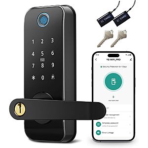 Amazon – Smart Fingerprint Keyless Door Lock w/ Handle - $34.99 w/ Code
