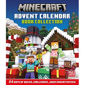 Minecraft Advent Calendar Book Collection $12.98 + Free Shipping w/ Prime or on $35+