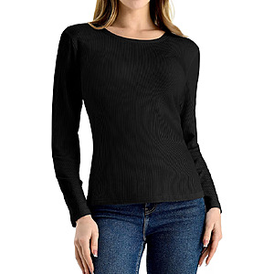 Amazon – Walifrey Women’s Long-Sleeve Ribbed Shirt - $3.00-$4.50 w/ Code