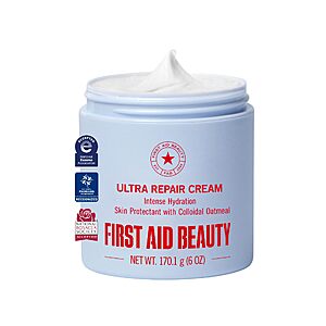 6-Oz First Aid Beauty Ultra Repair Intense Hydration Cream $16.80 w/ S&S + Free Shipping w/ Prime or on $35+