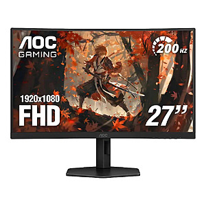 Refurbished: AOC C27G4HX 27" VA Panel Curved Gaming Monitor FHD 1920x1080 200Hz $78.39 + Free Shipping