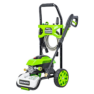 Greenworks 1900 PSI 1.2 GPM Cold Water Electric Pressure Washer + Free S/H $119