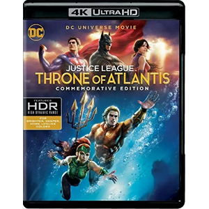 DCU Justice League: Throne of Atlantis Commemorative Edition (4K Ultra HD Commemorative Edition) plus extra 15% Off for new Gruv Account with code FIRSTGRUV15