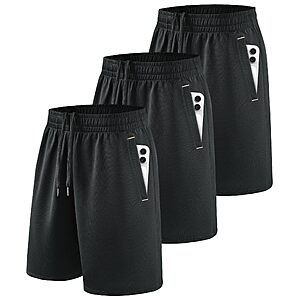 Amazon – Little Beauty 3-Pack Men’s 9" Athletic Shorts - $14.99 w/ Code