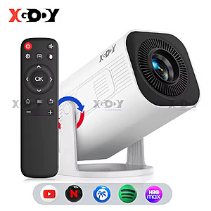 GODY Gimbal 3 Pro Mini Portable Projector, Native 720P 4K Supported, Android 11, WiFi 6, BT 5.4; free s&h $38.88