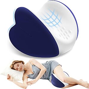 Amazon – ComfyInLove Memory Foam Knee Pillow (Blue) - $12.79 w/ Code + Prime