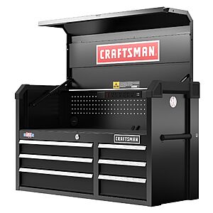 CRAFTSMAN 2000 Series 41-in W x 24.74-in H x 16.32-in D Steel Tool Chest ( Black or Red) | CMST98269BK $259