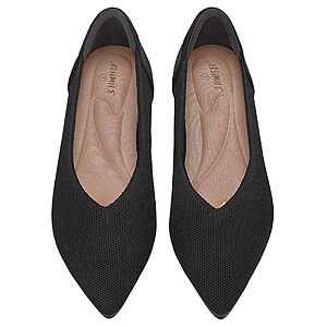 Amazon – ATHMILE Women’s Pointed-Toe Knit Ballet Flats - $9.99–$18.49 w/ Code