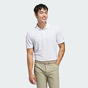 adidas men ULTIMATE365 JACQUARD POLO SHIRT $16.8 + Free Shipping