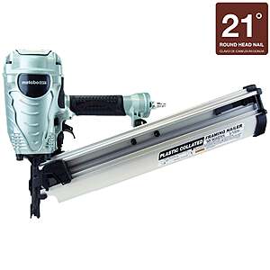 Metabo HPT 3-1/2-in 21 -Degree Pneumatic Roundhead Framing Nailer one_size | NR90AES1M $139