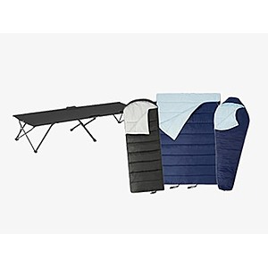 Amazon Basics Camping Cots & Sleeping Bags at Woot!