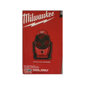 Milwaukee 0820-20 M12 12-Volt Lithium-Ion Cordless Jobsite Fan (Tool-Only) $89.99