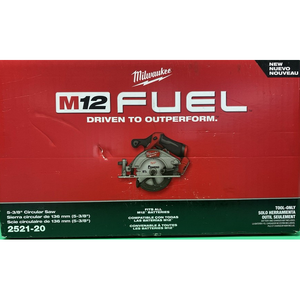 Milwaukee 2521-20 5.37 in. M12 Fuel Circular Saw Tool Only $107.99