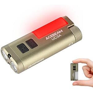 $19.99* | ACEBEAM UC3A Rechargeable / AAA 900 Lumen EDC Mini Flashlight at Amazon