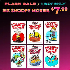 Fanflix: 6 Snoopy Digital Movies $7.99