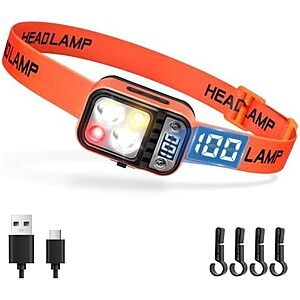 $5.39* | DARKBEAM USB-C Rechargeable LED Headlamp at Amazon