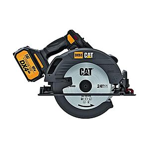 $109.99 | CAT DX532 18V Brushless 7-1/4in Circular Saw Kit at Woot!