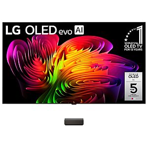 LG 83-Inch OLED evo AI 4K W6 Wallpaper Series Smart TV, 2026 Model $6499.99