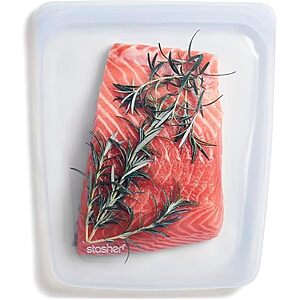 [SnS] $13.10 | Stasher Reusable Half Gallon Silicone Food Storage Bag, Clear, 64 oz at Amazon