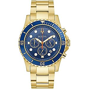 [NEW, AC] $159.11 | 44mm Bulova Men's Classic Sport 6-Hand Chronograph Quartz Watch at Amazon