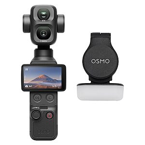 DJI Osmo Pocket 4P Standard or Vlog Combo, Dual-Lens 4K Vlog Camera, 1-Inch CMOS - $654 / $739 @ Amazon