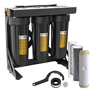 Filterelated RV Water Filter System 3-Stage Carbon Block UF 0.01 Micron black-3stage $101.99 + Free Shipping