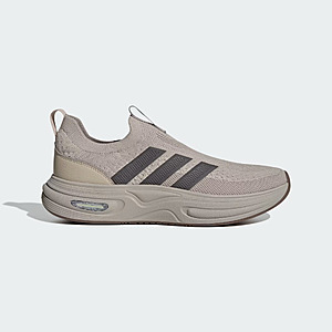 adidas Men's Cloudfoam Cuxxion Sock Shoes (Light Brown / Grey Strata / Alumina) $24.5