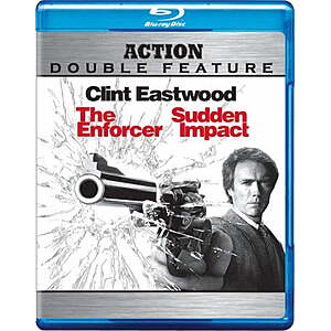 Clint Eastwood Double Feature The Enforcer / Sudden Impact Blu Ray $7.17 Walmart.com