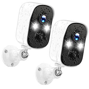 Amazon – Nikoglly 2-Pack 4MP Wireless Outdoor Security Cameras - $35.99 w/ Code