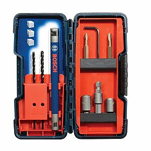 Bosch TC900 9 pc. Flat Shank Drill Bit Set $24.13