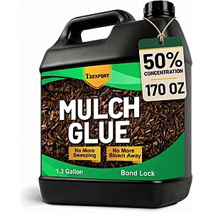 Amazon – Teexpert 1.3-Gal Concentrated Mulch Glue - $18 w/ Code