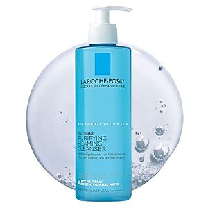 [SnS, AC] $13.49* | 13.52-Oz La Roche-Posay Purifying Foaming Cleanser at Amazon