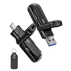 Amazon – Orlian 128GB USB-C/USB-A SSD Flash Drive, Up to 450MB/s - $34.19 at Checkout
