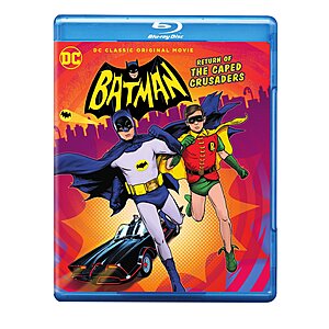 Batman: Return of the Caped Crusaders Blu Ray $8.99 Amazon.com