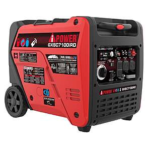 A-iPower 7100W Starting / 5700W Running Dual Fuel Inverter Generator, CARB Compliant $1099.99 Free Shipping Costco.com