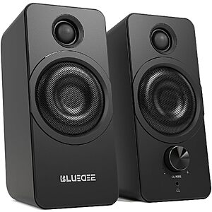 Bluedee 2.0 Stereo Desktop PC Speakers w/ Dedicated Tweeters, Bluetooth 6.0, USB & AUX (25W) $49.99 + Free Shipping $49.99