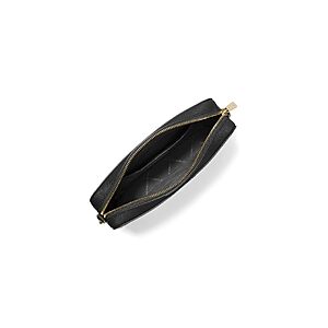 Michael Kors, Women's, Jet Set Large Crossbody Bag, Gold-Tone Hardware/Saffiano Leather/Black $89