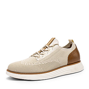 Bruno Marc Men's Smart Casual Knit Oxford Shoes $25.99 Shipped