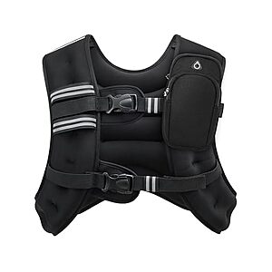 $21.99 | ZELUS 12lb Weighted Vest with Reflective Strip at Woot!