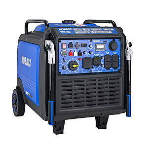 LOWES $1499 Kobalt 11500 Starting / 8500 Running Watt Gas, Propane and Natural Gas Tri-Fuel Inverter Generato