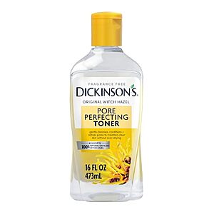 [SnS, AC] $2.60 | 16-Ounce Dickinson's Original Witch Hazel Pore Perfecting Toner at Amazon